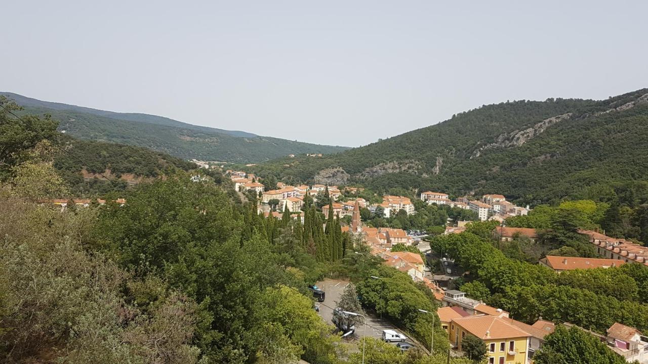 Joli Studio De 26 M² Avec Veranda De 6 M² Calme Et Vue Sur Montagne Amélie-les-Bains-Palalda Exterior foto